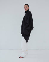 NORMA - DRAPED SLEEVES BOMBER JACKET