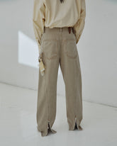 SIENNA - LOOSE SIDE SPLIT DENIM
