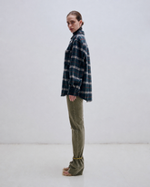 ETHAN PATCH POCKET - JAPANESE WOOL LONG SLEEVED SHIRT