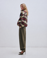 AJ - WOOL TARTAN CHECK JACKET