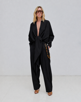 PHEBE - LIGHT COTTON WIDE-LEG PANTS