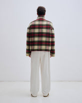 AJ - WOOL TARTAN CHECK JACKET