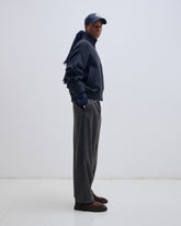 LEE - CASHMERE WOOL HERRINGBONE BOMBER JACKET
