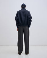 LEE - CASHMERE WOOL HERRINGBONE BOMBER JACKET