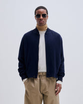 SEAN - CASHMERE WOOL SLIM BOMBER JACKET
