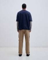 TROY - DOUBLE COLOUR SLEEVE TEE