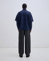 ZACK - WOOL DOUBLE SLEEVE STRIPES POLO