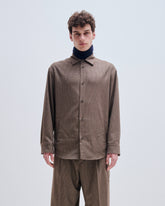 KEANU - PIED DE POULE MICRO CHECK SHIRT