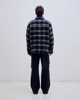 KEANU - CASHMERE WOOL CHECK SHIRT