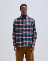 ETHAN PATCH POCKET - JAPANESE CHECK LONG SLEEVED SHIRT