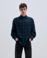 GEORGE - JAPANESE WOOL DETACHABLE SCARF SHIRT