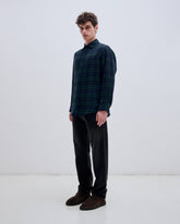 GEORGE - JAPANESE WOOL DETACHABLE SCARF SHIRT