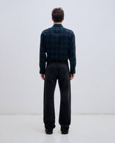 GEORGE - JAPANESE WOOL DETACHABLE SCARF SHIRT