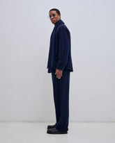 GEORGE - CASHMERE WOOL DETACHABLE SCARF SHIRT