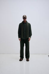 GEORGE - CASHMERE WOOL DETACHABLE SCARF SHIRT