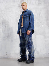 JORDAN - TIE-DYE RELAX FIT TROUSERS