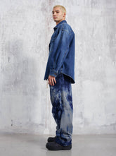 JORDAN - TIE-DYE RELAX FIT TROUSERS