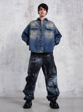 JORDAN - TIE-DYE RELAX FIT TROUSERS