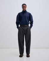 DAVIDE -  PIED DE POULE  WIDE-LEG TROUSERS
