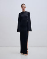 JENNA - LONG DOUBLE JERSEY  DRESS
