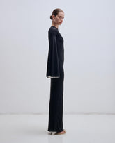 JENNA - LONG DOUBLE JERSEY  DRESS