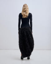 FLORA - DRESS WITH LUREX TULIP SKIRT
