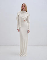 AMBRA - FLOWY DRAPED DRESS
