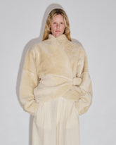 CINDY -  FAUX SHEARLING CONTOUR JACKET