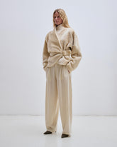 CINDY -  FAUX SHEARLING CONTOUR JACKET