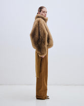 CELINE - FAUX FUR AVIATOR BOMBER