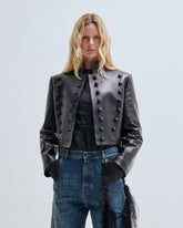 MOSS - LEATHER NAPOLEON JACKET