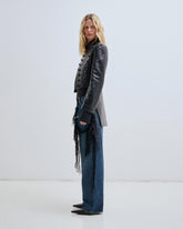 MOSS - LEATHER NAPOLEON JACKET