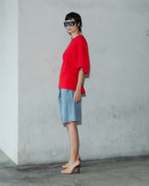 DOYLE - DRAPED SHORT SLEEVED TEE