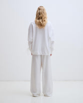 TROY - DOUBLE SLEEVE WITH FEATHERS
