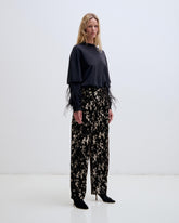 TROY - DOUBLE SLEEVE WITH FEATHERS