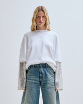 TROY - DOUBLE SLEEVE PAILLETTES TEE