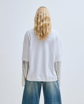 TROY - DOUBLE SLEEVE PAILLETTES TEE