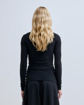 JOY - DOUBLE FABRIC FAUX ASTRAKAN & JERSEY TOP