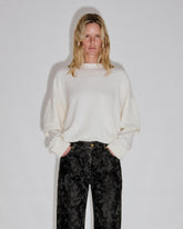 TROY - CASHMERE WOOL KNIT DOUBLE SLEEVE TEE