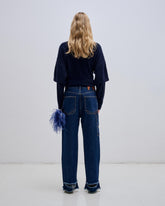 TROY - CASHMERE WOOL KNIT DOUBLE SLEEVE TEE