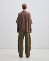TROY - CASHMERE WOOL KNIT DOUBLE SLEEVE TEE