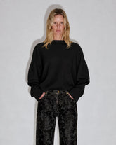 TROY - CASHMERE WOOL KNIT DOUBLE SLEEVE TEE