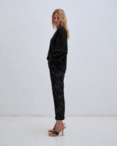 TROY - CASHMERE WOOL KNIT DOUBLE SLEEVE TEE