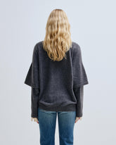 TROY - CASHMERE WOOL KNIT DOUBLE SLEEVE TEE