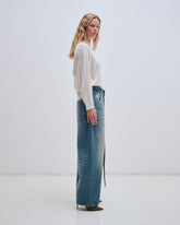 ADDISON - CASHMERE WOOL KNIT SCARF TOP