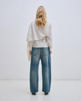 ADDISON - CASHMERE WOOL KNIT SCARF TOP
