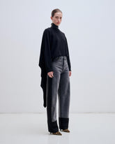 ADDISON - CASHMERE WOOL KNIT SCARF TOP