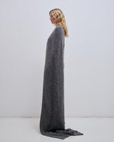 LONG KNIT HOLE SCARF