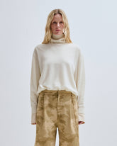 EVA - CASHMERE WOOL TURTLENECK KNIT SWEATER