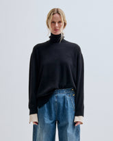 EVA - CASHMERE WOOL TURTLENECK KNIT SWEATER